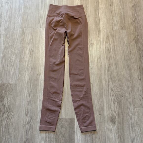 Women's Lululemon Spanish Oak Clay Pink Ebb To Street Tight Pants Leggings Sz 2 - Picture 1 of 5